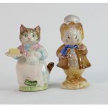 Beswick Beatrix Potter figures: Ribby and Amiable Guinea Pig, both BP2. (2)