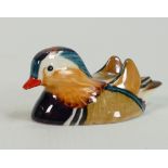 Beswick model of a Mandarin Duck 1519 small: approved by Peter Scott.