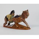 Beswick figure of Spaniard pushing donkey 1224: