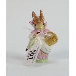 Beswick Beatrix potter figure Mrs Rabbit : BP2 with protruding brolly.