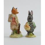 Beswick Beatrix Potter figures: Little Black Rabbit and Mr Tod, both BP4. (2)