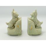 Pair Beswick Ware dog bookends 87. (2)