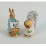 Beswick Beatrix Potter figures: Goody Tiptoes and Cecily Parsley, both BP2. (2)