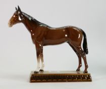 Beswick Bois Roussel Racehorse on gold base: model 701.