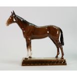 Beswick Bois Roussel Racehorse on gold base: model 701.