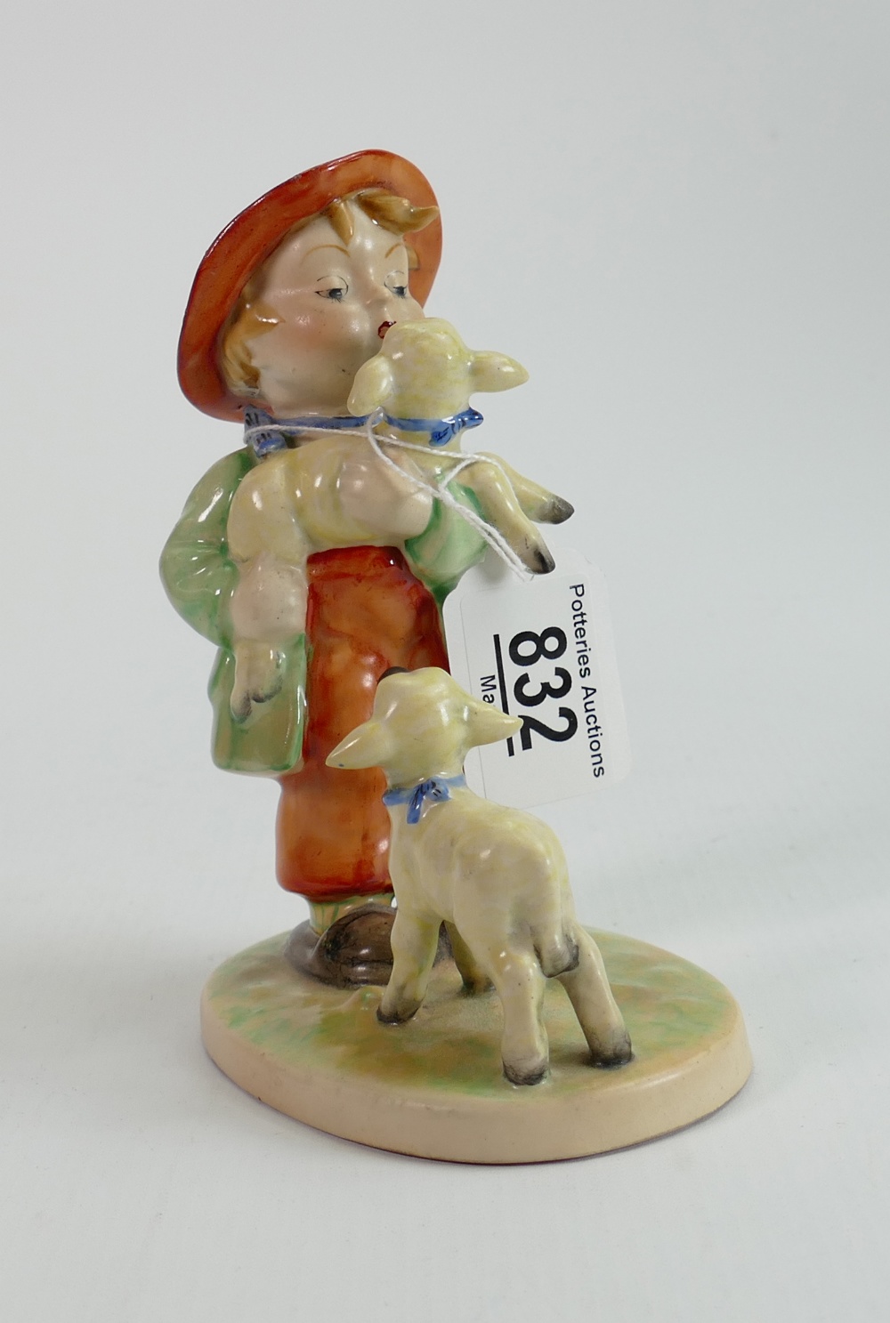 Beswick Hummel figure boy with lambs 914: