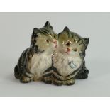 Beswick pair grey striped kittens 1316: