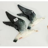 Beswick Seagull wall plaques: 922-1 & 2. (2)