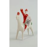 Beswick rare Colin Melbourne design clown on horse: 1470 small version, h12.5cm.