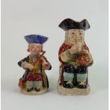 Beswick collection of Toby jugs:comprising Toby Philpott 1111 and Midshipman 1112. (2)