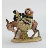 Beswick figure of children on donkey 1245: