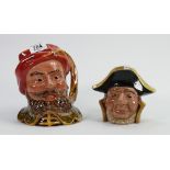 Beswick character jugs: Falstaff 2095 and Mr Bumble 2031. (2)