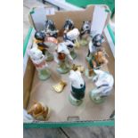 A collection of Beswick Pig Promenade figures (12)