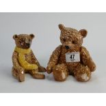 Beswick seated bears: Benjamin and Henry (2):