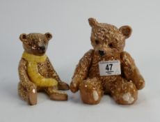 Beswick seated bears: Benjamin and Henry (2):