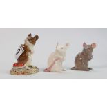 Beswick Harvest Mouse and two other mice. (3):