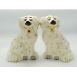 Pair Beswick fireside spaniel dogs 1378-5. (2)