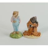 Royal Albert Wind in the Willows figures: Mole and Ratty. (2)