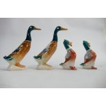 A collection of Beswick mallard Ducks (4):