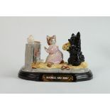 Beswick Beatrix potter tableau figure : Duchess with Ribby.