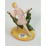 Beswick rare figure of a girl dancing 441: height 19cm.