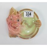 Beswick Ware ashtray with Army Man: some crazing.