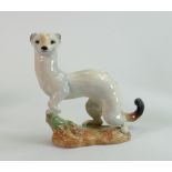 Beswick Stoat in winter coat 1021: