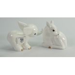 Beswick little likables Fawn and baby elephant (2):