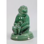 Beswick green gloss seated monkey model 307:
