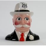 Beswick character jug The Colonel: made in 1967 for Peters, Griffin Woodhouse company, with original