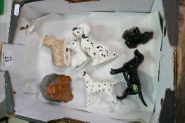 A collection of Beswick small dog models (7):