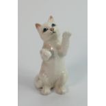 Beswick white persian cat playing1883: