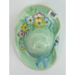 Beswick wall plaque as floral hat 651: