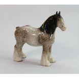 Beswick rocking horse grey shire 818: