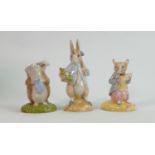 Beswick Beatrix potter figures: comprising Johnny townhouse eating corn, Timmy Willie fetching