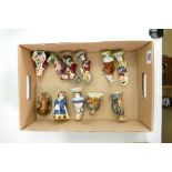 Beswick set of Alice In Wonderland figures: first version, comprising King & Queen of Hearts,