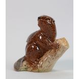 Beswick Beaver on tree stump 2195: