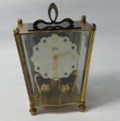 Brass Koma Branded Anniversary Clock: height 19cm