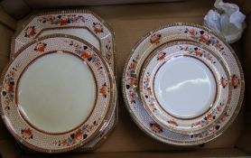 A Collection of early 20th century Burleigh Ware Floral decorated dinner ware to include: dinner
