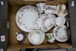 A mixed collection of Royal Albert Floral Tea ware to include Lavender Rose, Hawthorn, Glamis &