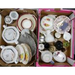 A mixed collection of items to include: Meakins floral decorated tea ware, Royal Doulton