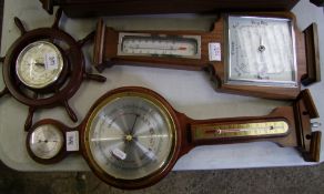 A collection of 3 barometers: