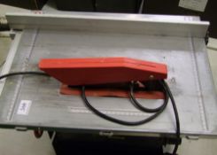 A used Powercraft table saw: