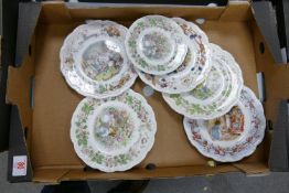 A collection of Royal Doulton Brambly Hedge Seasons Plates(6):
