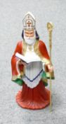Lenox Christmas Figure of St Nicholas: height 26cm