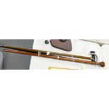 A collection of Walking Sticks: Beech Stick with silver plated handle noted(3)