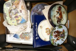 A mixed collection of items to inclued: Beswick Collectors Club Plates, Royal Doulton Boxed