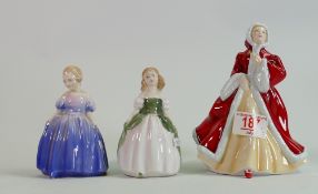 Royal Doulton Lady figures to include: Rachel, Marie Hn1370 & Penny Hn2338(3)