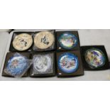 A collection of 7 Boxed Warner Brothers Gallery Cartoon Theme Limited Edition Plates: