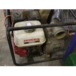 Honda WV30XT generator: used.